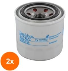Donaldson Set 2 x Filtru Ulei P550776, Lungime 80 mm, Diam. Ext. 80 mm, Filet M20 x 1.5, Finetea 40 , Donaldson (RAJ-2xP550776)