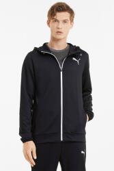 PUMA Puma, RTG DryCell szűk fazonú cipzáros felső kapucnival, Fehér, Fekete, M (585832-01-M)