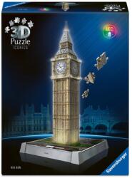 Ravensburger Puzzle 3D 216 db - Big Ben világító - Ajánlott: 8-99 éves korig unisex (16536) (16536)