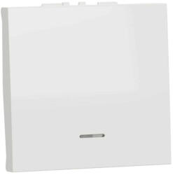 Himel Intrerupator simplu cu led 2M Flexo Himel alb (HWDFL2G1WLED)
