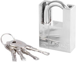 Blossom Lakat, Blossom LS0350, 50 mm, ezüst, magas biztonságú zárszerkezet, függőzár kivitel, kapukhoz, ajtókhoz és szekrényekhez (TC252177)