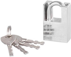 Blossom Lakat, Blossom LS0340, 40 mm, ezüst, magas biztonságú zárszerkezet, függőzár kivitel, kapukhoz, ajtókhoz és szekrényekhez (TC252176)