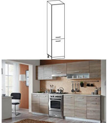 Homelux Konyhaszekrény LT1250 tölgyfa sonoma-fehér (LT1250) - geminiduo