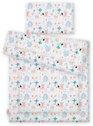 BabyLion Prémium 2 részes ágyneműszett (100x135) - Világoskék maci és barátai
