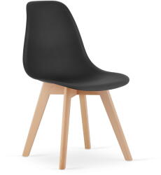  Fekete KITO szék bükkfa lábakkal