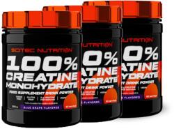 Scitec Nutrition - 100 % CREATINE MONOHYDRATE - ÍZESÍTETT - 3 x 300 G