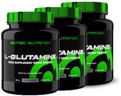 Scitec Nutrition - L-GLUTAMINE - 100% L-GLUTAMINE AMINO ACID - 3 x 600 G