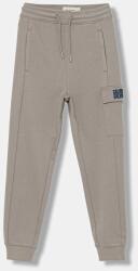 Calvin Klein gyerek pamut melegítőnadrág TERRY - szürke 164