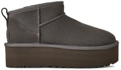Ugg velúr hócipő Classic Ultra Mini Platform - szürke Női 39