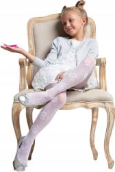 YOCLUB Yo Áttört Harisnyanadrág Mikroszálas, Size 152/158, fehér, 30 den, lengyel gyártó