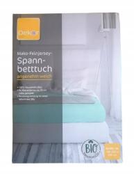 Dekor gumis lepedő, 180-200×200cm, 100% pamut, szeledin színű (9116)