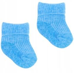 YOCLUB Csecsemő zokni, kék, 6/9 hónapos, 80% pamut