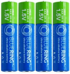 BLUERING Elem AAA mikro ceruza LR03 tartós alkáli zsugorfóliás Bluering® 4db/csomag - tonerpiac