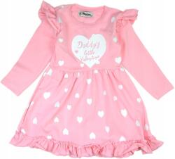Atabay Pamut Ruha, fodros, szívecskés, hosszú ujjú, Size 122/128