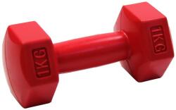 Aktivsport Kézisúlyzó cementes Aktivsport 1 kg piros (LKDB-602-1KG-P)