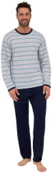 Cornette Pijama bărbați CORNETTE 138/53 gri-albastru închis: L (29687 L)