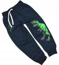 Atabay dinoszaurusz melegítőnadrág, sötétkék, Size 80/86, 95% pamut