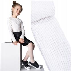 YOCLUB Lány Necc Harisnyanadrág, fehér, Size 140/146