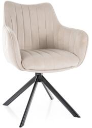 SIGNAL MEBLE Szék AZALIA VELVET | bézs (AZALIAVCJBE)