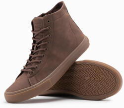 Ombre Férfi tornacipő, barna, Size 43, cipzáras, ökoszivacs (160786)