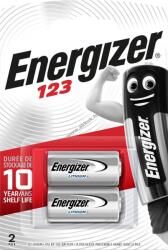 Energizer CR123 3V fényképezőgép elem 2db/csomag Lithium
