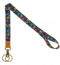  Azonosító póráz, valódi bőr, 2cm széles, 43cm hosszú (1016)