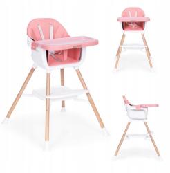 ECOTOYS Gyerek etetőszék 2in1 rózsaszín Ecotoys (HC508 PINK)