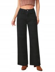 Shein Egyenes Szárú Farmer Nadrág Fekete W28