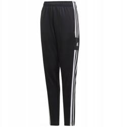 adidas Squadra 21 Jr nadrág, Size 128cm, fekete, 100% újrahasznosított poliészter (GK9553)