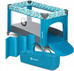 Lionelo Utazóágy Stefi Green Turquoise 2in1 járóka táska (LO-STEFI GREEN TURQUOISE)