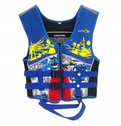  Gyerek mentőmellény, Size M, kék, extra erős csatok, csúszásgátló pánt (PPB0146)