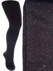 YOCLUB Harisnyanadrág, egyszínű, fekete, ezüstszállal, Size 140/146