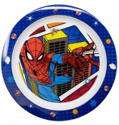 Stor Pókember mikrós tányér, műanyag, 22cm (74747)