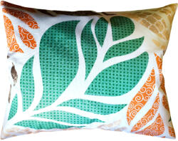  Pamut kispárna huzat - 40x50 cm / Színes Levél mintás