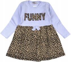 Atabay Pamut Ruha, hosszú ujjú, leopárdmintás, Size 98/104