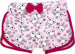 Canan Rövidnadrág kislányoknak, nyári, nyuszi mintás, Size 110/116, pamut