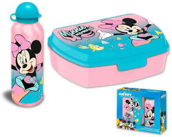  Disney Minnie Mermaid szendvicsdoboz + alumínium kulacs szett