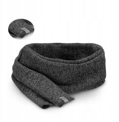 PaMaMi Férfi Téli Sál, grafit, Pamami, 160×25cm (Uniwersalny Szal Męski wyprodukowany w Polsce)