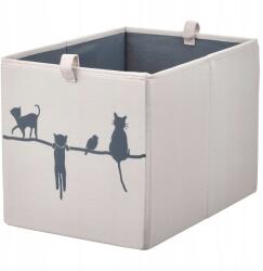 IKEA Barndrom doboz, bézs, tároló, 26x37x26cm (105.606.18)