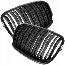 Dlaauta Vesekidő Rács Grill Betét Fényes Fekete 2 db Bmw X5 E70 X6 E71-hez