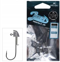 Mikado Jaws Háromszög alakú jigfej, 8g, 3/0, 3db, csalihorgászoknak (OMGJCT8-3/0-BN)
