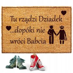 Decortrend Lábtörlő, 40×60cm, kókuszrost, csúszásgátló, ajtó alá (LAS-203-RZADZI-DZIAD)