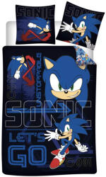 Sega Sonic a sündisznó Unstoppable gyerek, ovis ágyneműhuzat 100×135cm, 40×60 cm Nr4