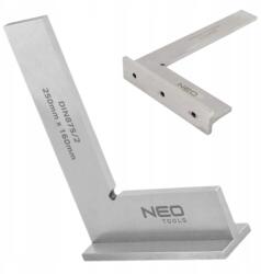 NEO TOOLS szögmérő, 250mm, 160mm, DIN875/2, szénacél (72-034)