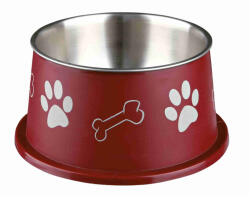 TRIXIE fémtál gumis spánielnek díszes 0, 9L/19cm (TX25247)