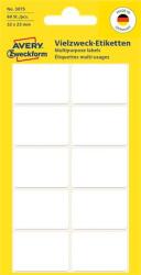 Avery-Zweckform Etikett, 32x23 mm, kézzel írható, lekerekített sarkú, AVERY ZWECKFORM, 60 etikett/csomag (AY3075) - officesprint