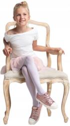 YOCLUB Yo Áttört Mikroszálas Rombusz Mintás Harisnyanadrág, Size 140/146 (RAM-0061G-0130#128134)