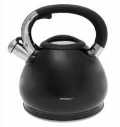 Kinghoff Vízforraló, fekete, 3, 4L, indukciós, síppal (1221)