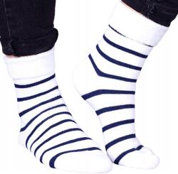 YOCLUB Yo! Club Meleg Zokni Frottír Lány Csíkos, Size 31/34, pamut, meleg