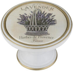 Walteco Levendula bútorgomb I átmérő 37mm bronz patina (WT-7297)